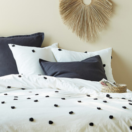 Pilo Tufted Spotted 100% Cotton Duvet Cover