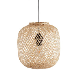 Ezia 33cm Diameter Bamboo Ceiling Light Shade - thumbnail 1