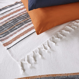 Izama Graphic 100% Cotton Jacquard Bedspread - thumbnail 2
