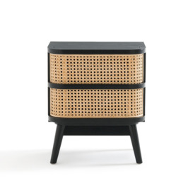 Laora Cane Bedside Table with 1 Drawer - thumbnail 2