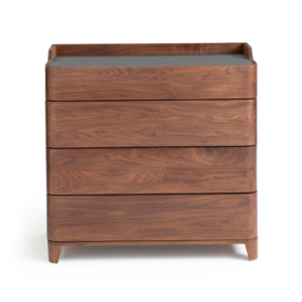 Junius Solid Walnut & Linoleum Chest of Drawers by E. Gallina - thumbnail 2