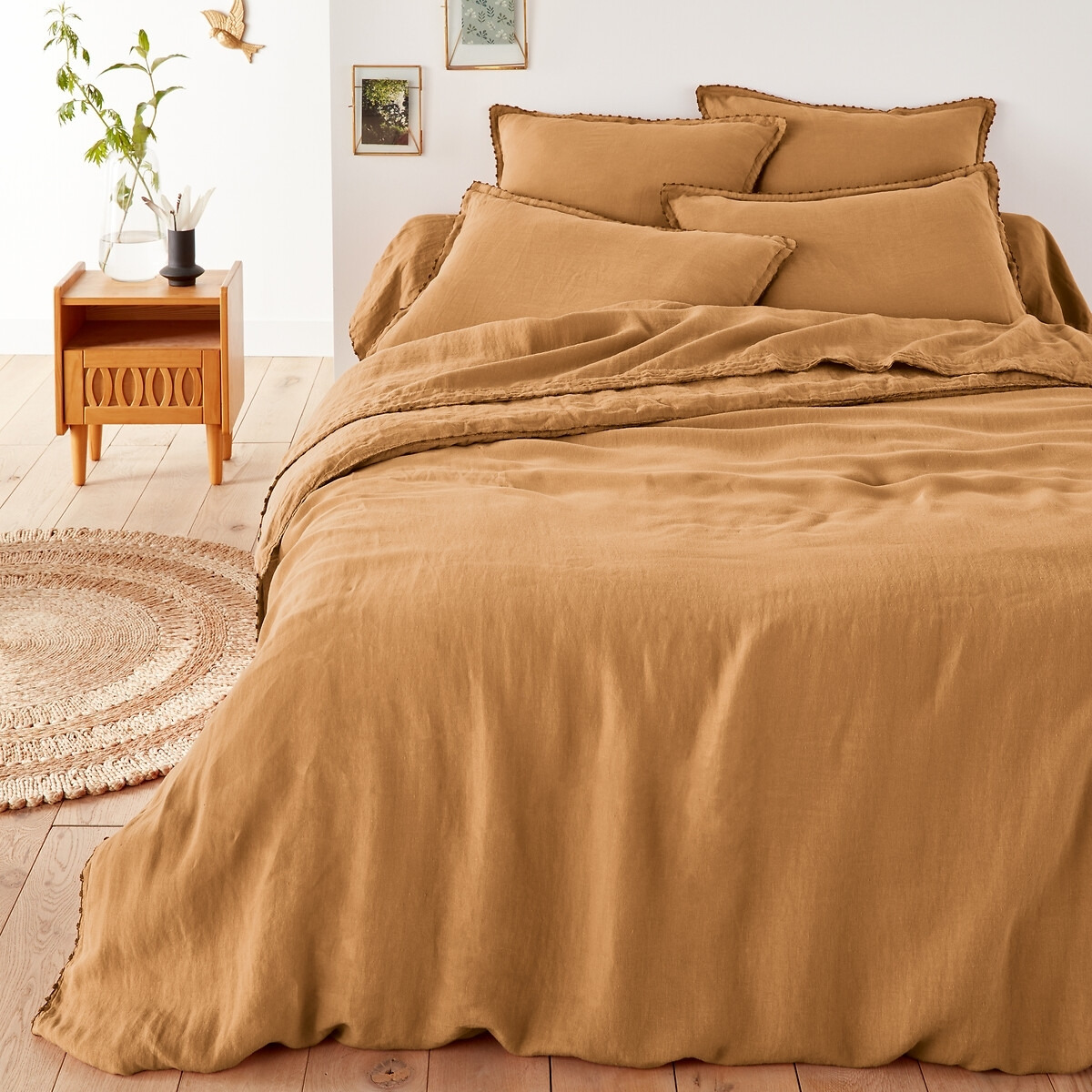 Leone 100% Washed Linen Duvet Cover - image 1