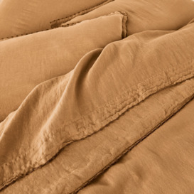 Leone 100% Washed Linen Duvet Cover - thumbnail 2
