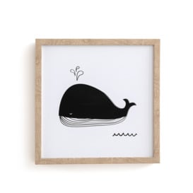 Cléo Child's Framed Whale Print