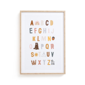 Ally Child's Framed Alphabet Print - thumbnail 2