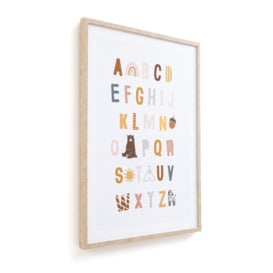 Ally Child's Framed Alphabet Print - thumbnail 1
