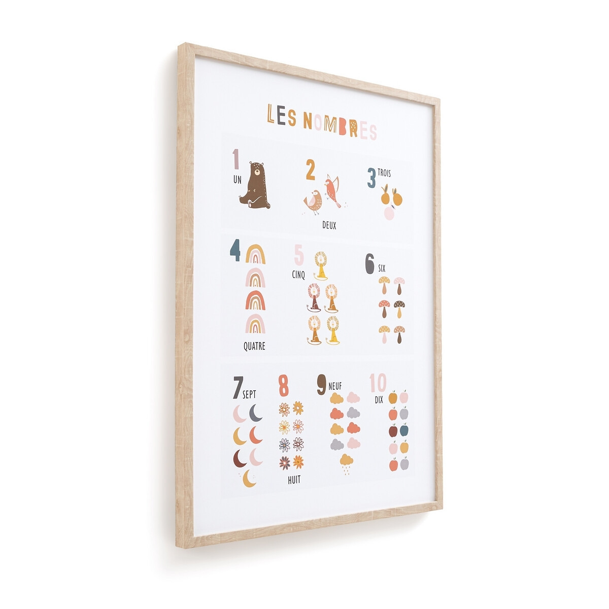 Ally Child's Framed Numbers Print - image 1