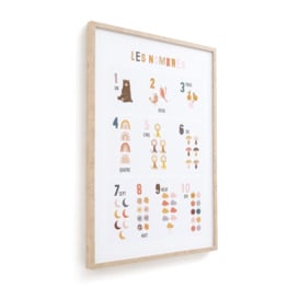 Ally Child's Framed Numbers Print - thumbnail 1