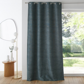 Figuera Single Chenille Effect Eyelet Curtain