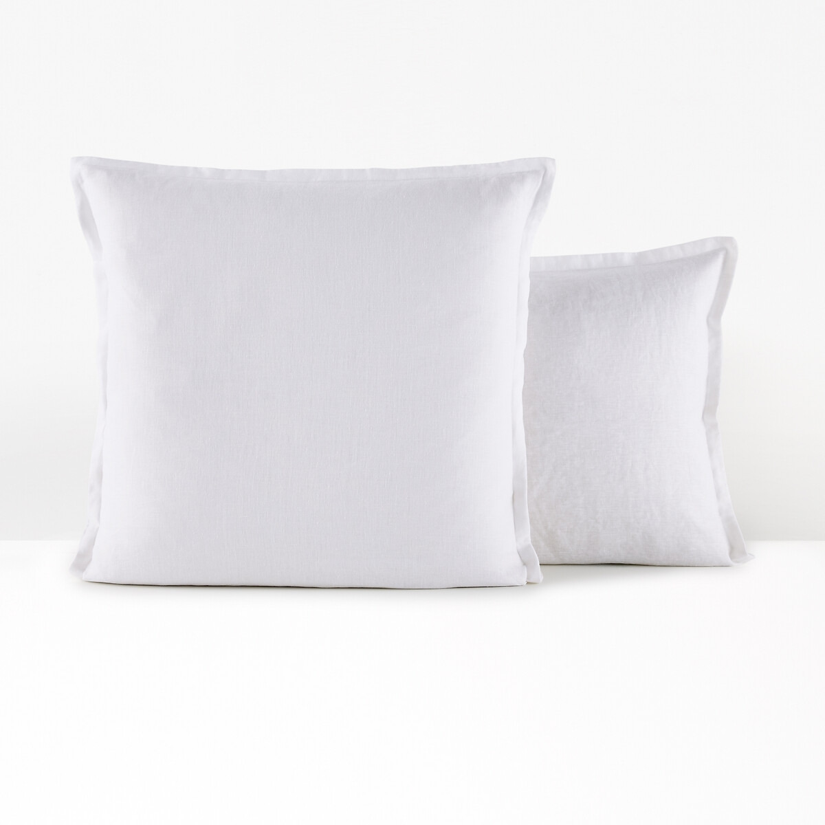 Linot Ruffle 100% Washed Linen Pillowcase - image 1