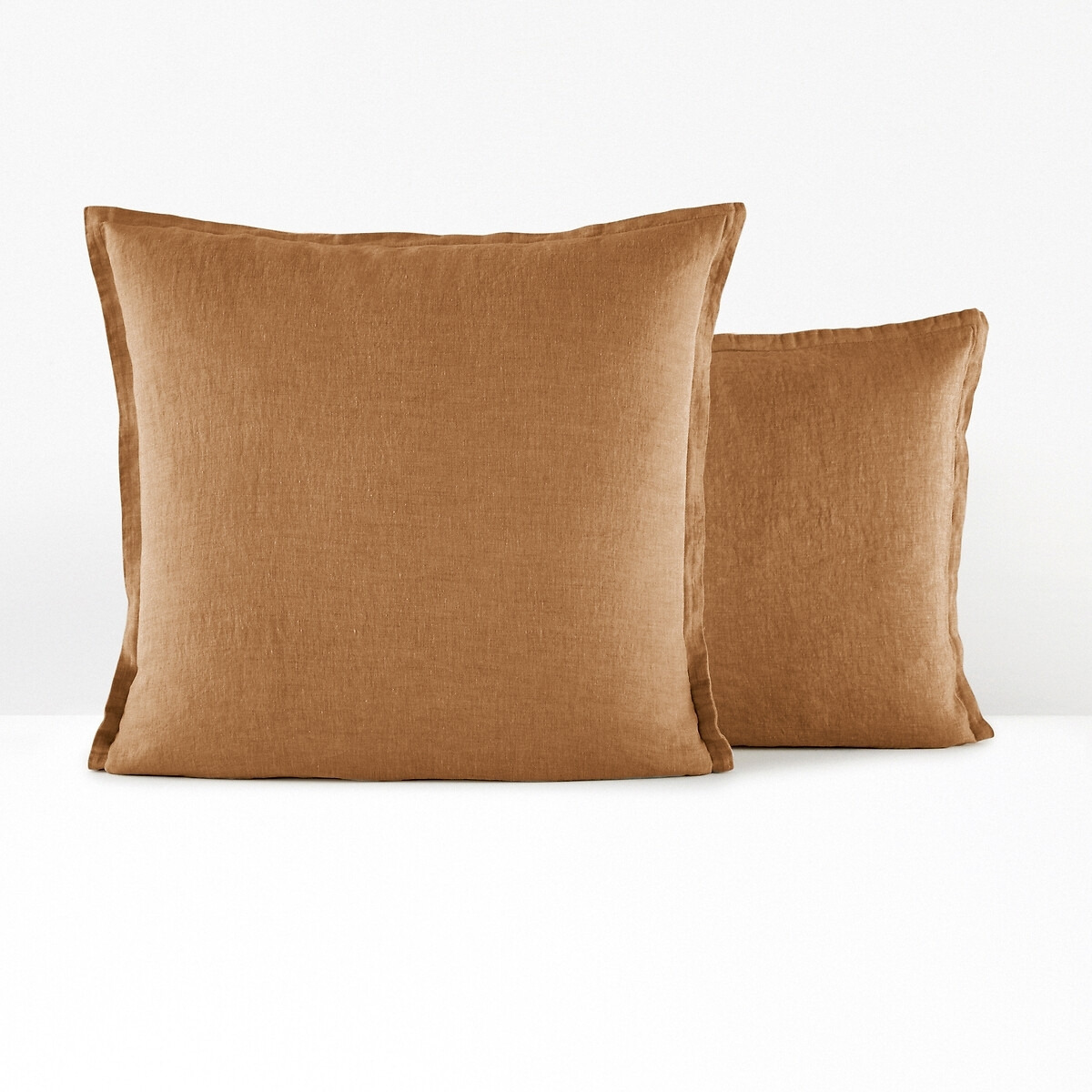 Linot Ruffle 100% Washed Linen Pillowcase - image 1