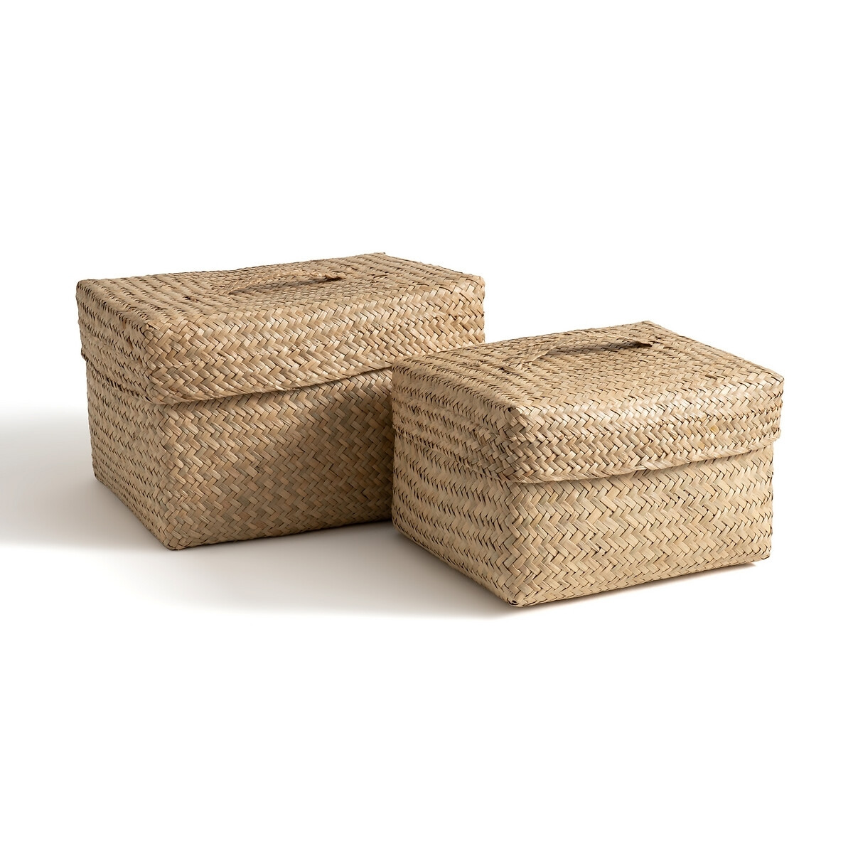 Set of 2 Kotak Baskets with Lids - image 1