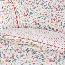 Fraize Floral Cotton Duvet Cover - thumbnail 2