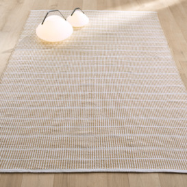 Linear 100% Recycled Polyester Outdoor Rug - thumbnail 1