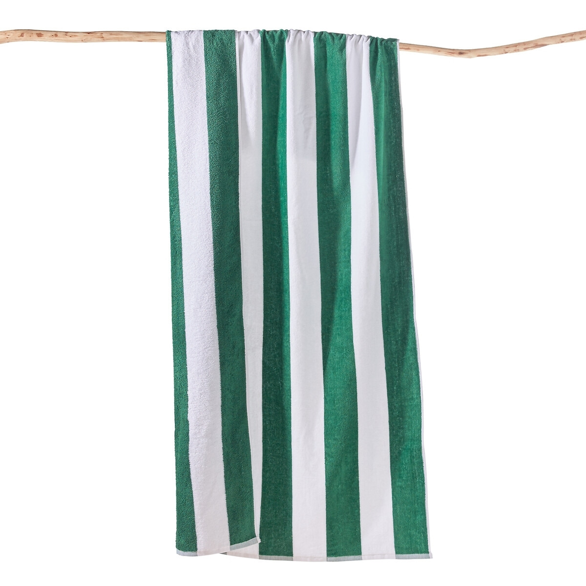 Hendaye Striped 100% Cotton Velour Beach Towel