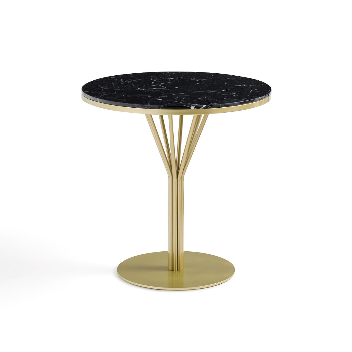 Bistro, Marble and Steel Garden Table - image 1