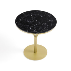 Bistro, Marble and Steel Garden Table - thumbnail 2