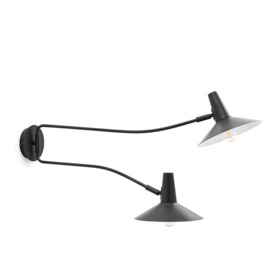 Lidia Double Articulated Metal Wall Light