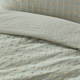Melior Checked Washed Cotton Child's Duvet Cover - thumbnail 2