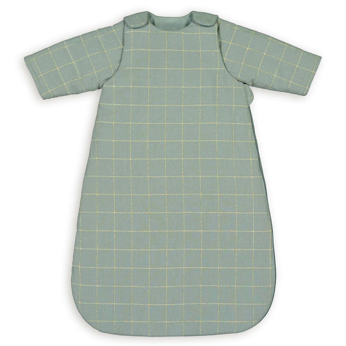 Melior Checked 100% Cotton Sleep Bag with Removable Sleeves - image 1