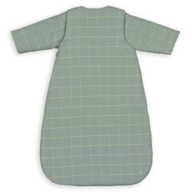 Melior Checked 100% Cotton Sleep Bag with Removable Sleeves - thumbnail 2