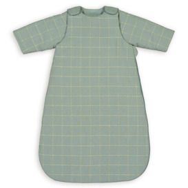 Melior Checked 100% Cotton Sleep Bag with Removable Sleeves - thumbnail 1