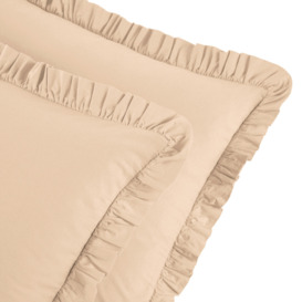 Child's Ruffle 100% Washed Cotton Pillowcase - thumbnail 2