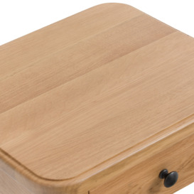 Baudry Solid Oak Bedside Table - thumbnail 3