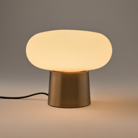 Faith Opaline Glass Table Lamp - thumbnail 3