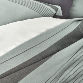 Doni Striped 100% Cotton Bedspread - thumbnail 2
