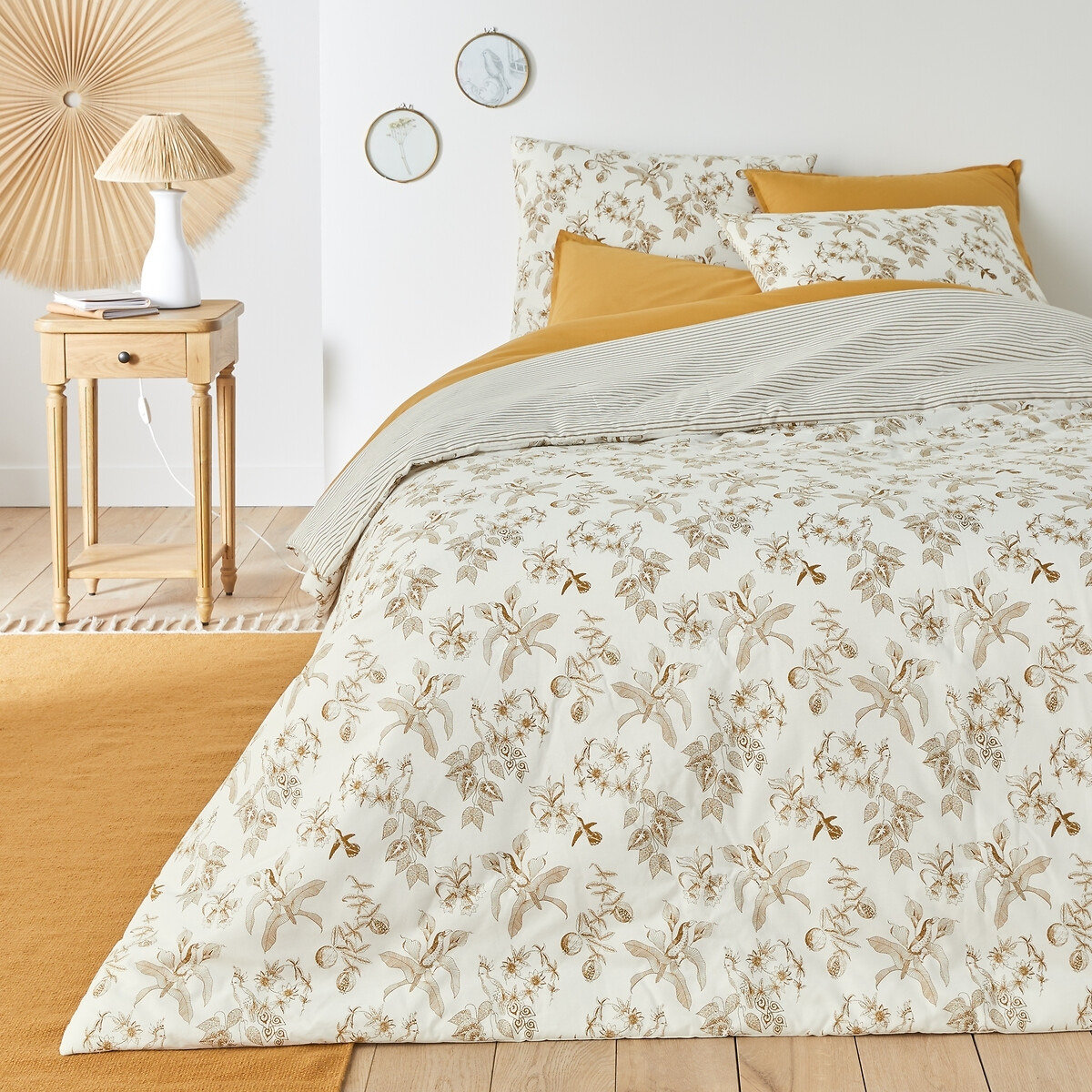 Granadille Floral 100% Cotton Bedspread - image 1
