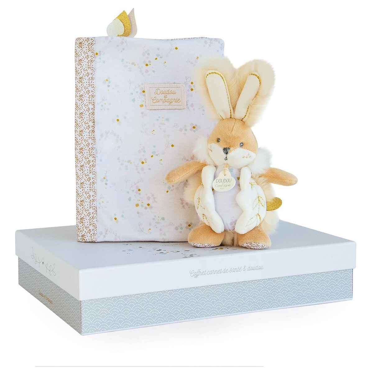 Health Book & Rabbit Soft Toy Gift Box - image 1