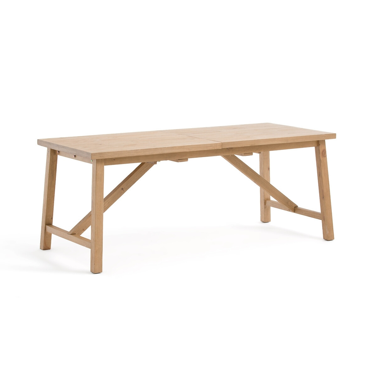 Cinto Extendable Solid Pine Dining Table (Seats 6-8) - image 1