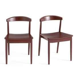 Set of 2 Galb Wooden Chairs - thumbnail 1