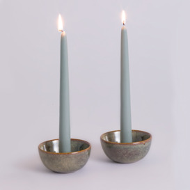 Set of 2 Fabola Smooth Dinner Candles - thumbnail 3