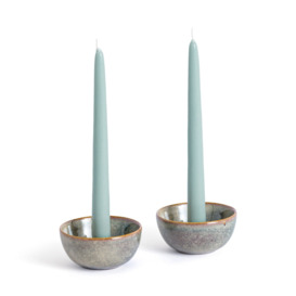 Set of 2 Fabola Smooth Dinner Candles - thumbnail 2