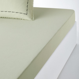 Eleanor Cotton and Linen Fitted Sheet