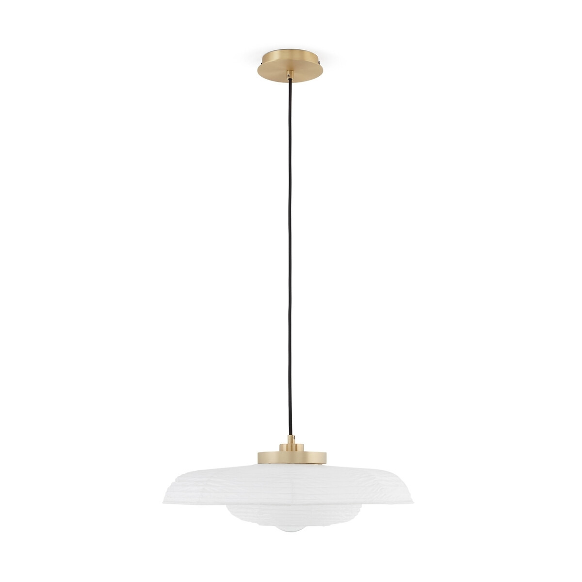 Tuuno Paper and Metal Double Ceiling Light - image 1