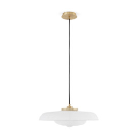 Tuuno Paper and Metal Double Ceiling Light