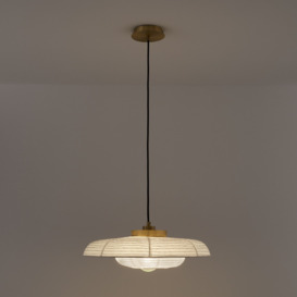 Tuuno Paper and Metal Double Ceiling Light - thumbnail 2