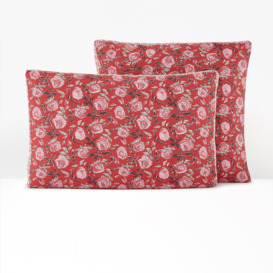 Paolisi Floral Washed Cotton/Linen Pillowcase - thumbnail 1