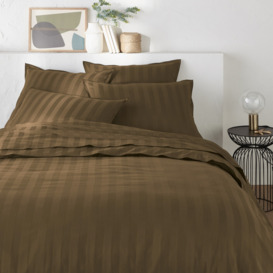 Victor Striped 100% Washed Cotton Satin 300 Thread Count Pillowcase - thumbnail 3