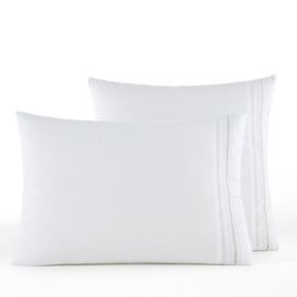 Florentina 100% Cotton Percale Pillowcase - thumbnail 1