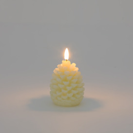 Caspar 11cm Pine Cone Wax LED Candle