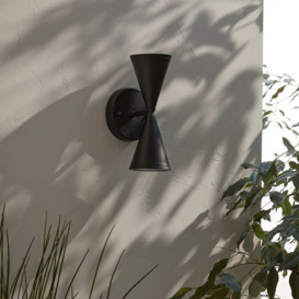 Bisbille Metal Exterior Double Wall Light - thumbnail 3