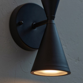 Bisbille Metal Exterior Double Wall Light - thumbnail 2