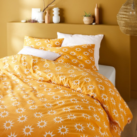 Soleil Sun 100% Cotton Bed Set with Rectangular Pillowcase