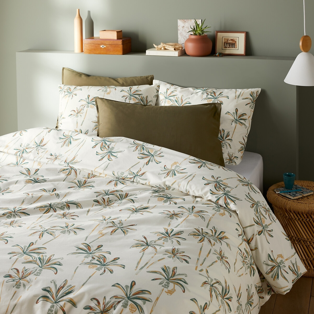Denham Tropical 100% Cotton Bed Set with Rectangular Pillowcas - image 1