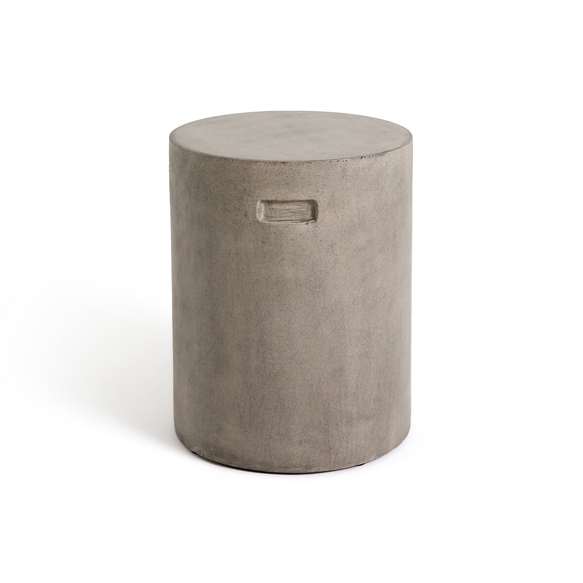 Raskin Round Cement-Effect Outdoor Side Table - image 1