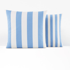 Hendaye Blue Striped 100% Cotton Pillowcase - thumbnail 2